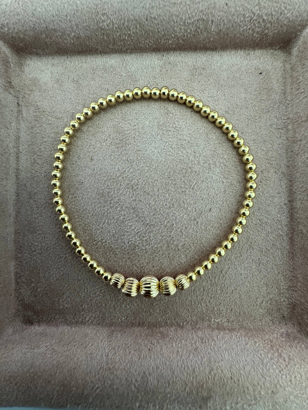 VICTORIA | Stretchy Anti-Tarnish 14K Gold Filled Bracelet