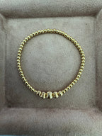 VICTORIA | Stretchy Anti-Tarnish 14K Gold Filled Bracelet