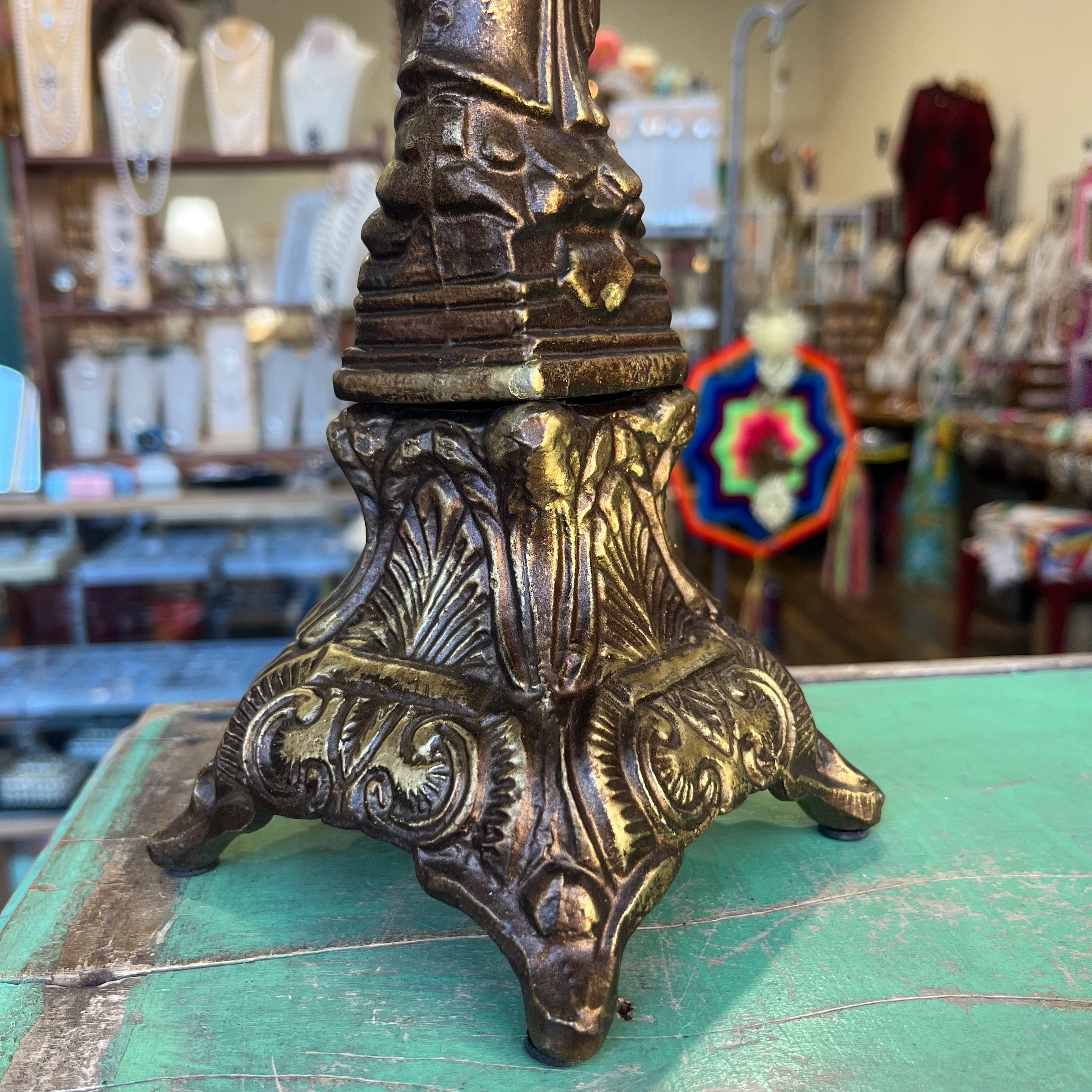 Our Lady Metal Statue