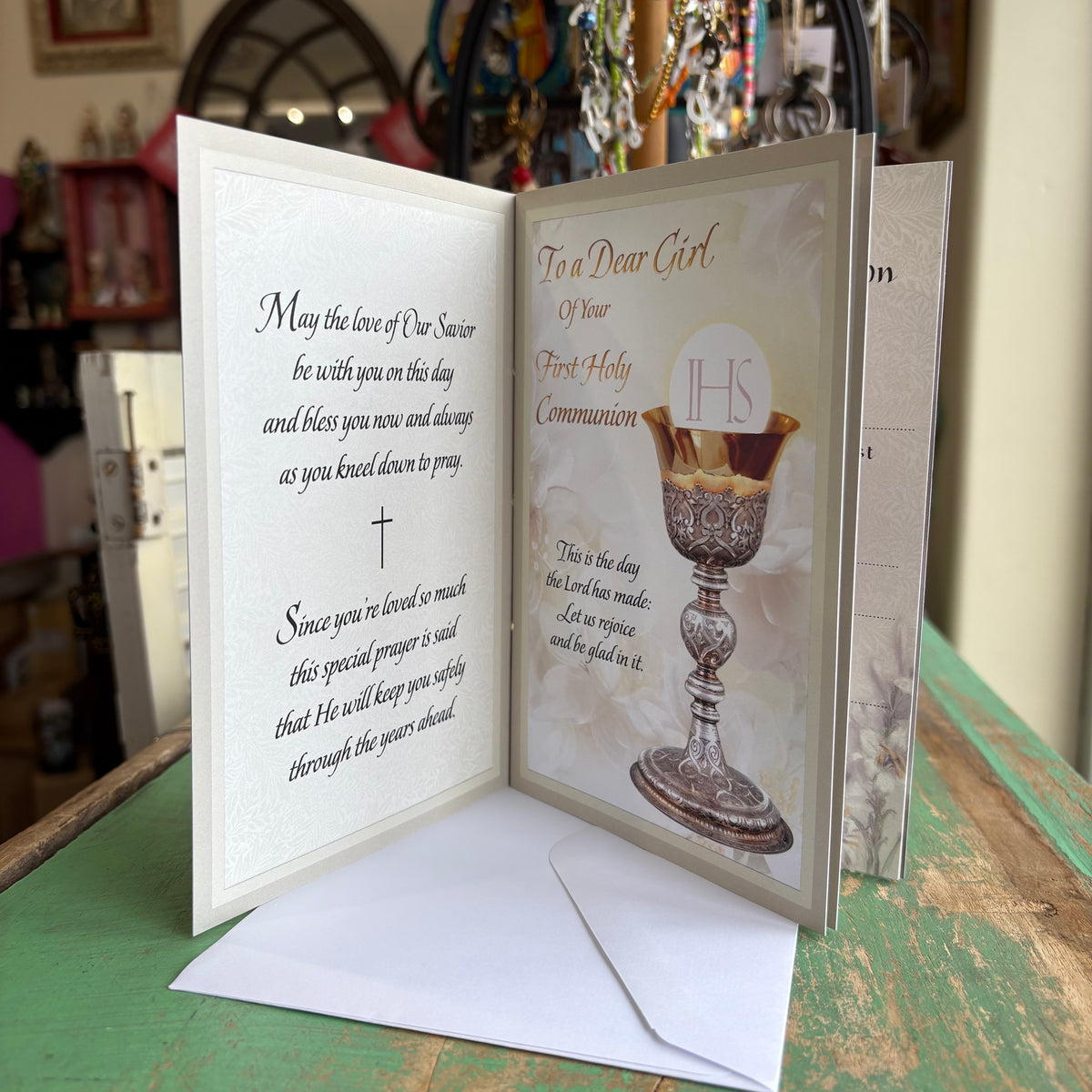 First Holy Communion Keepsake Certificate Card – Girls and Boys