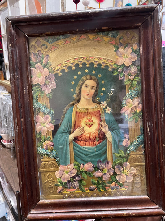 Vintage Immaculate Heart of Mary