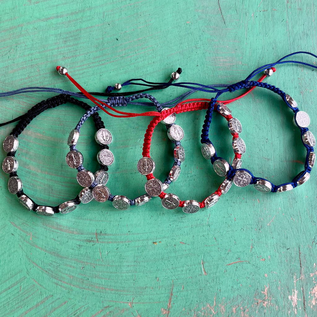 St Benedict Adjustable Cord Bracelets