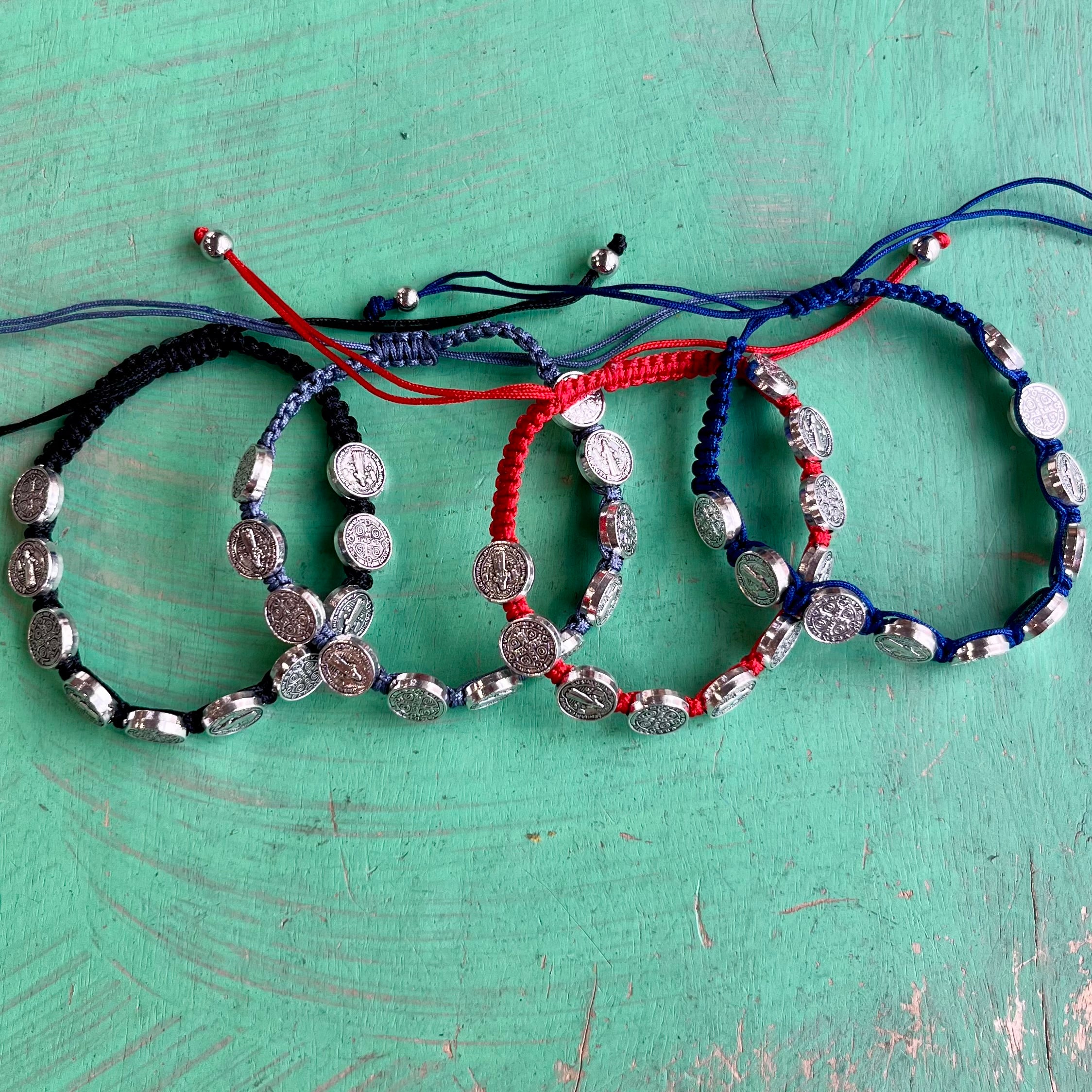 St Benedict Adjustable Cord Bracelets