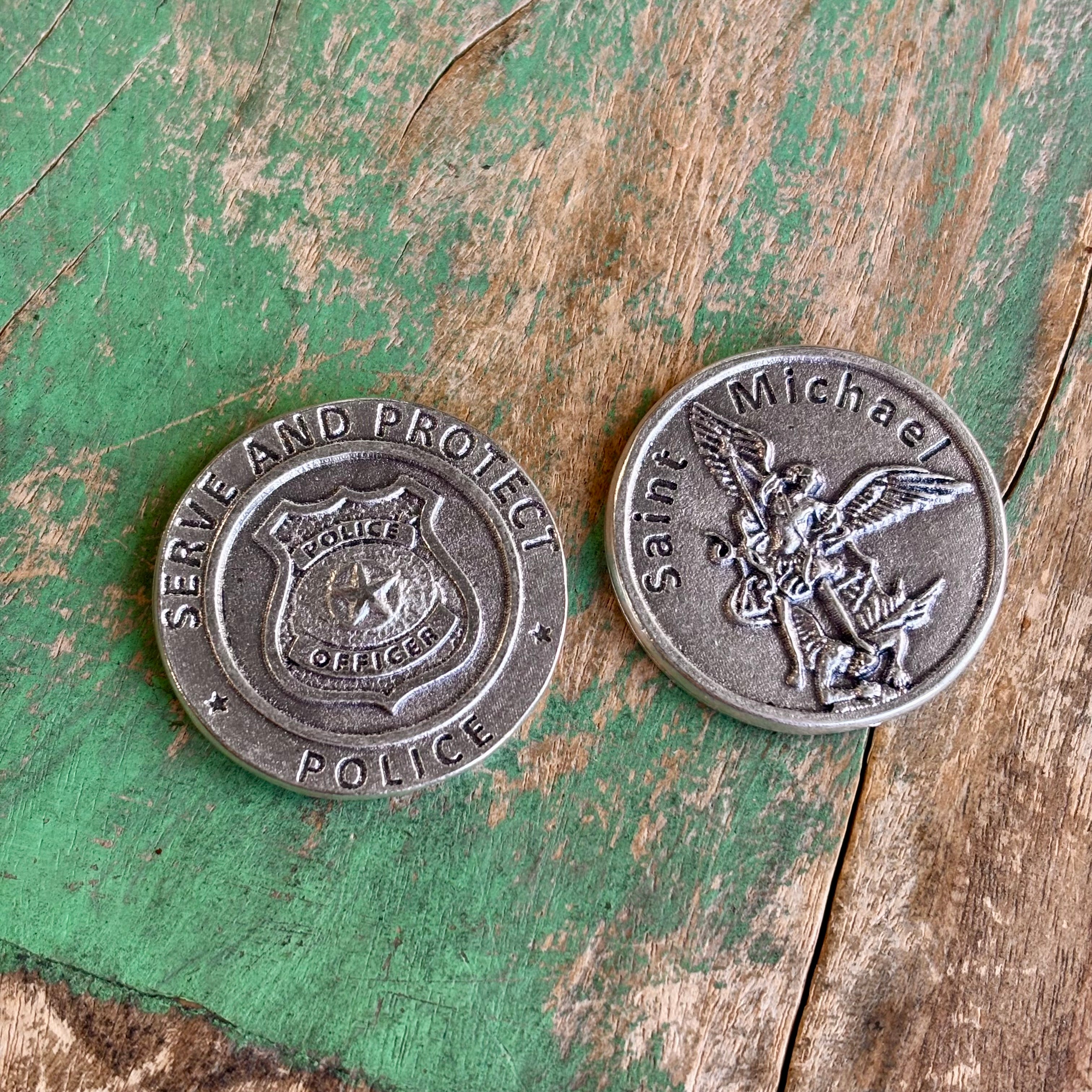 St Michael Pocket Coins