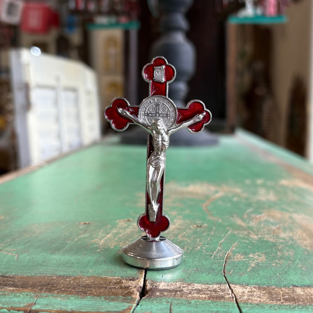 Standing St Benedict Crucifix