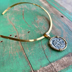 Two Tone Replica Treasure Coin Jewelry