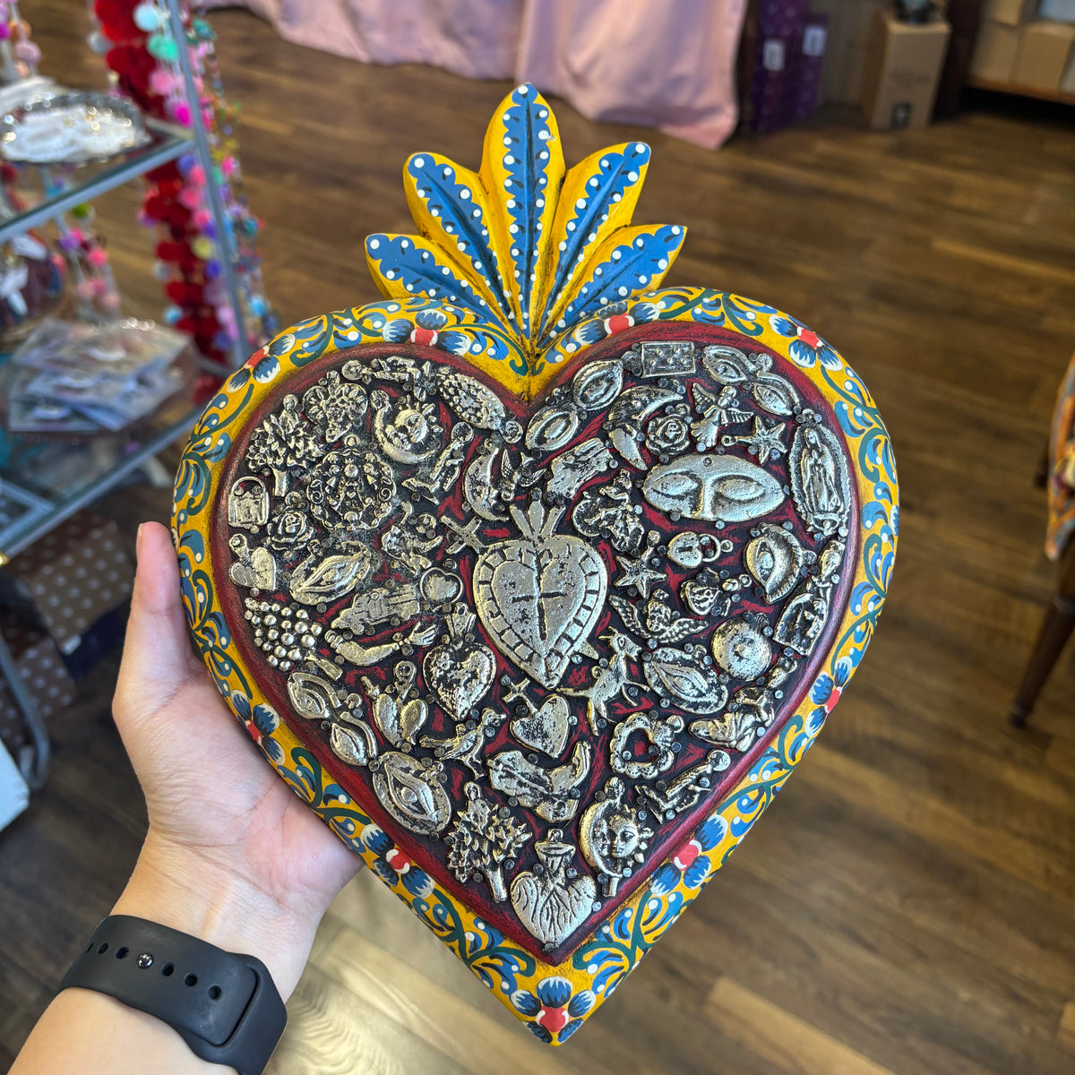 Milagros Corazon Tablon Decorado