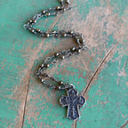 5 Way Cross Necklace and Earrings