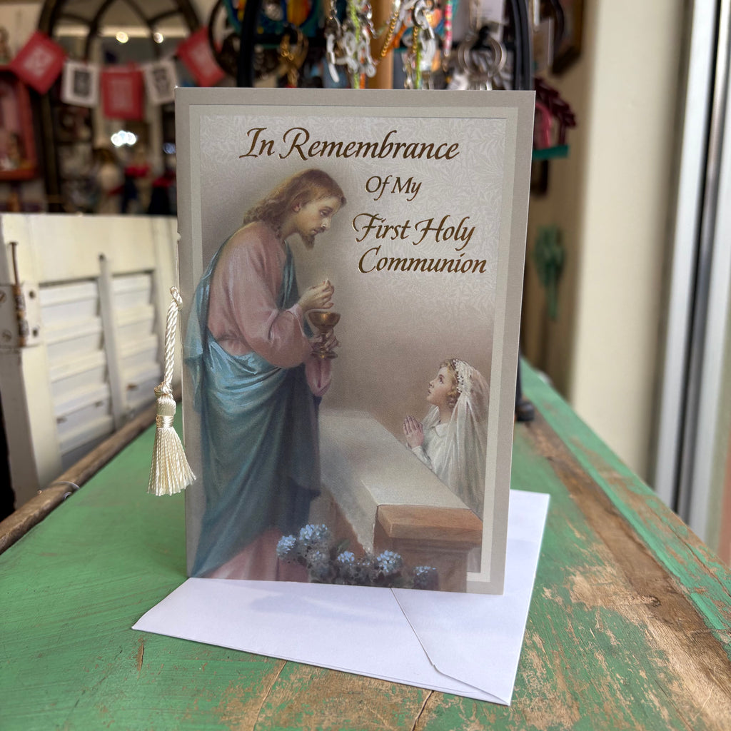 First Holy Communion Keepsake Certificate Card – Girls and Boys