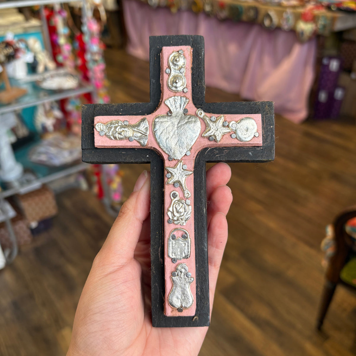 Double Milagros Thin Cross