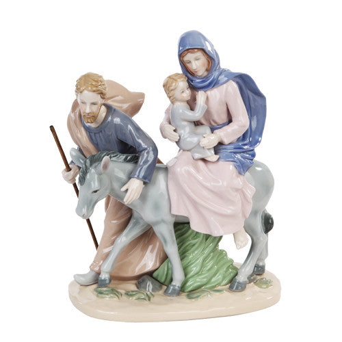 Flight To Egypt Porcelain Statue