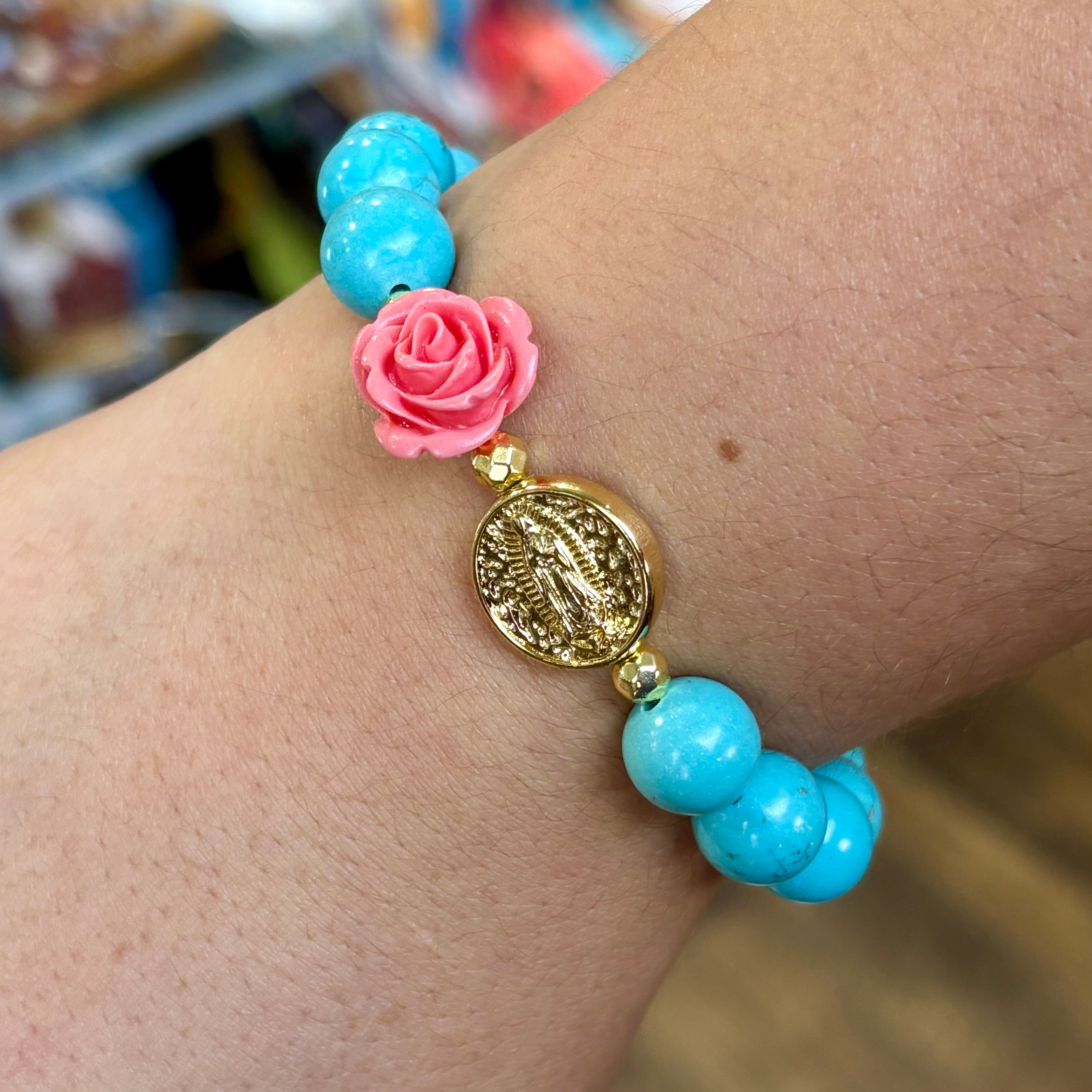 Mystic Rose Bracelet or Earrings