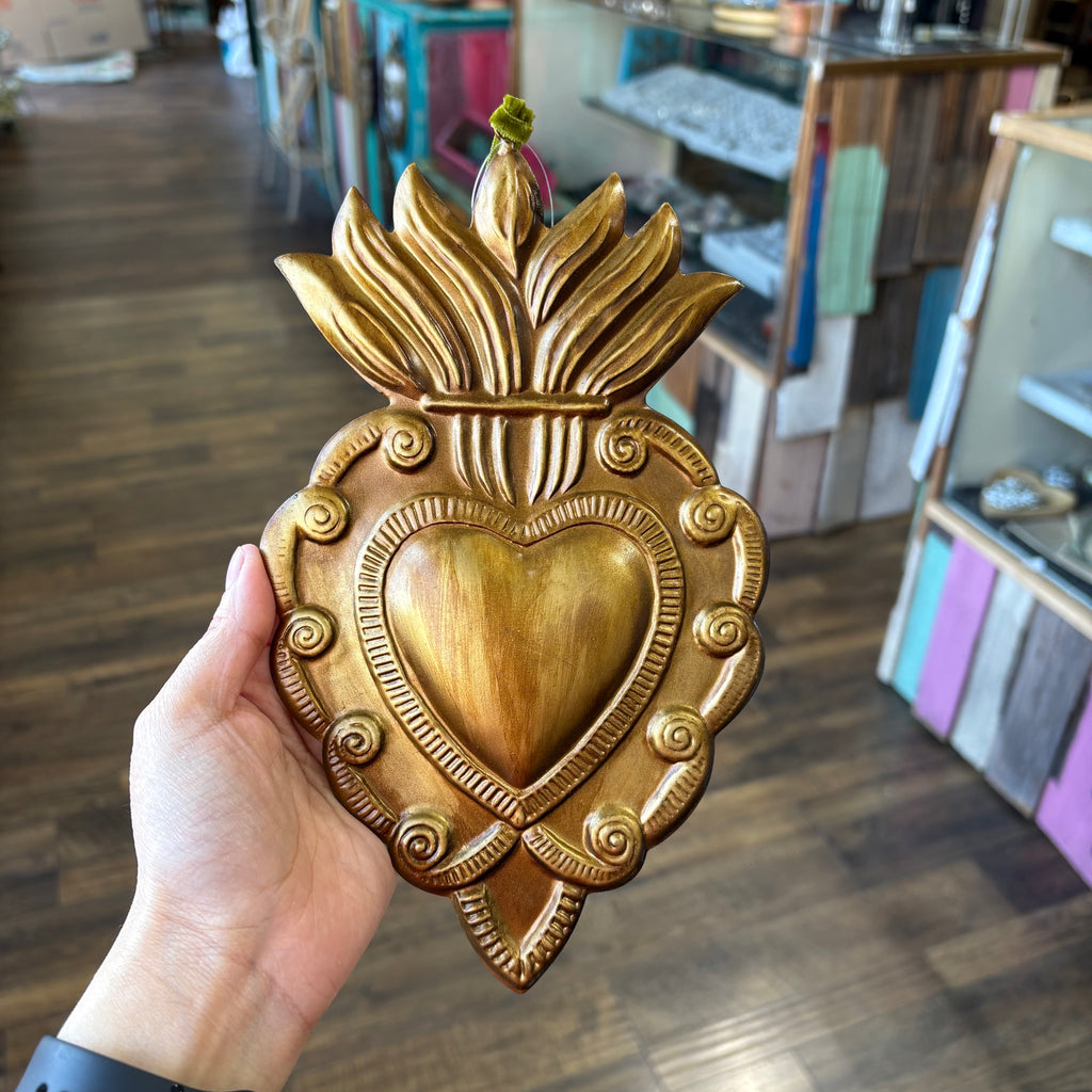 Fancy 9" Sacred Heart Ornament