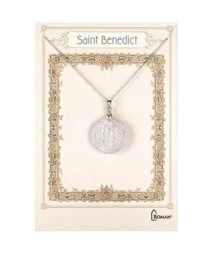 St Benedict Shell Pearl Necklace