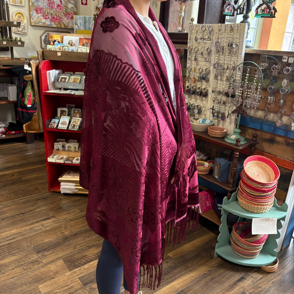 Velour OLG Sheer Shawl