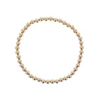 Gold Filled 4mm Beaded Stretch Bracelet