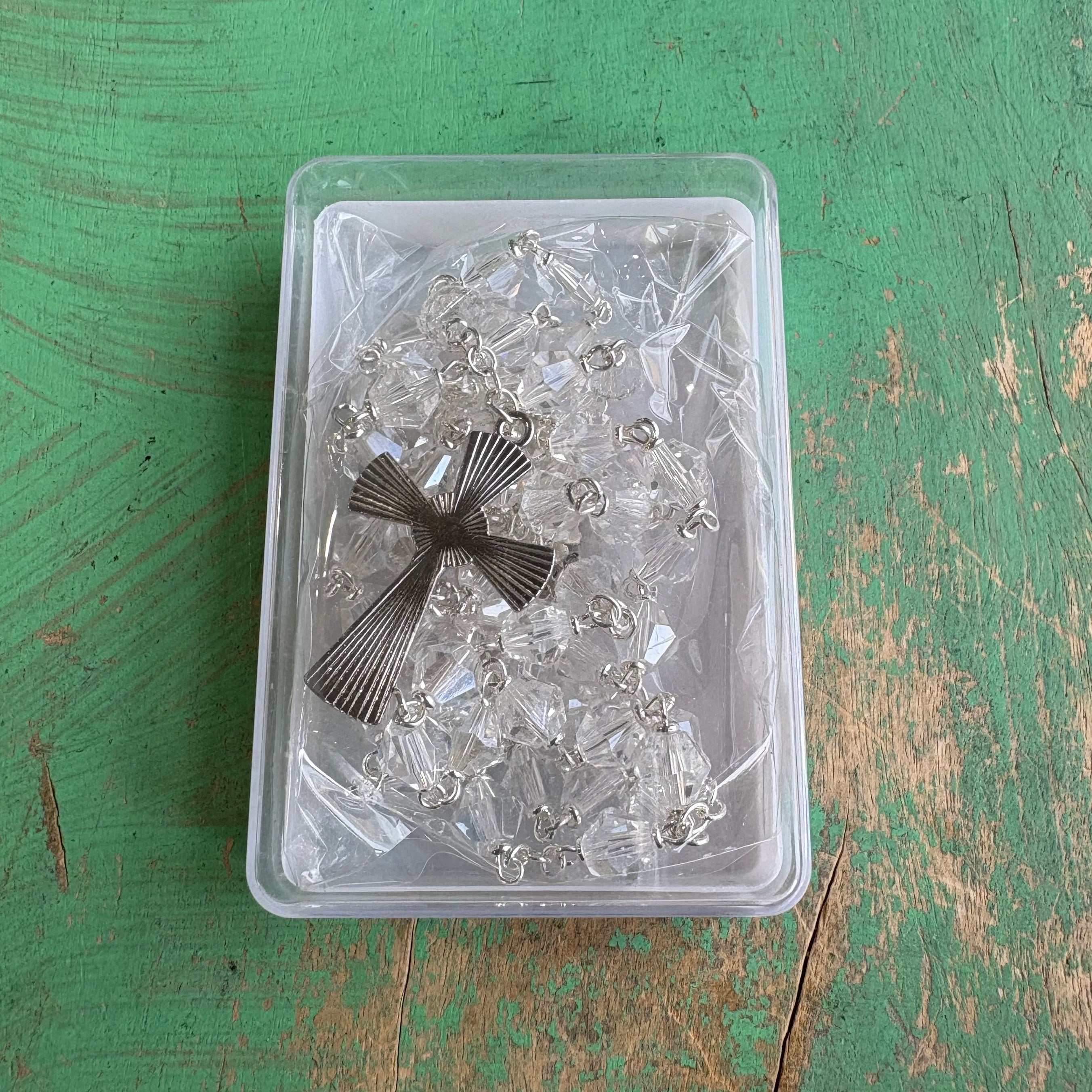 Miraculous Crystal Diamond Rosary