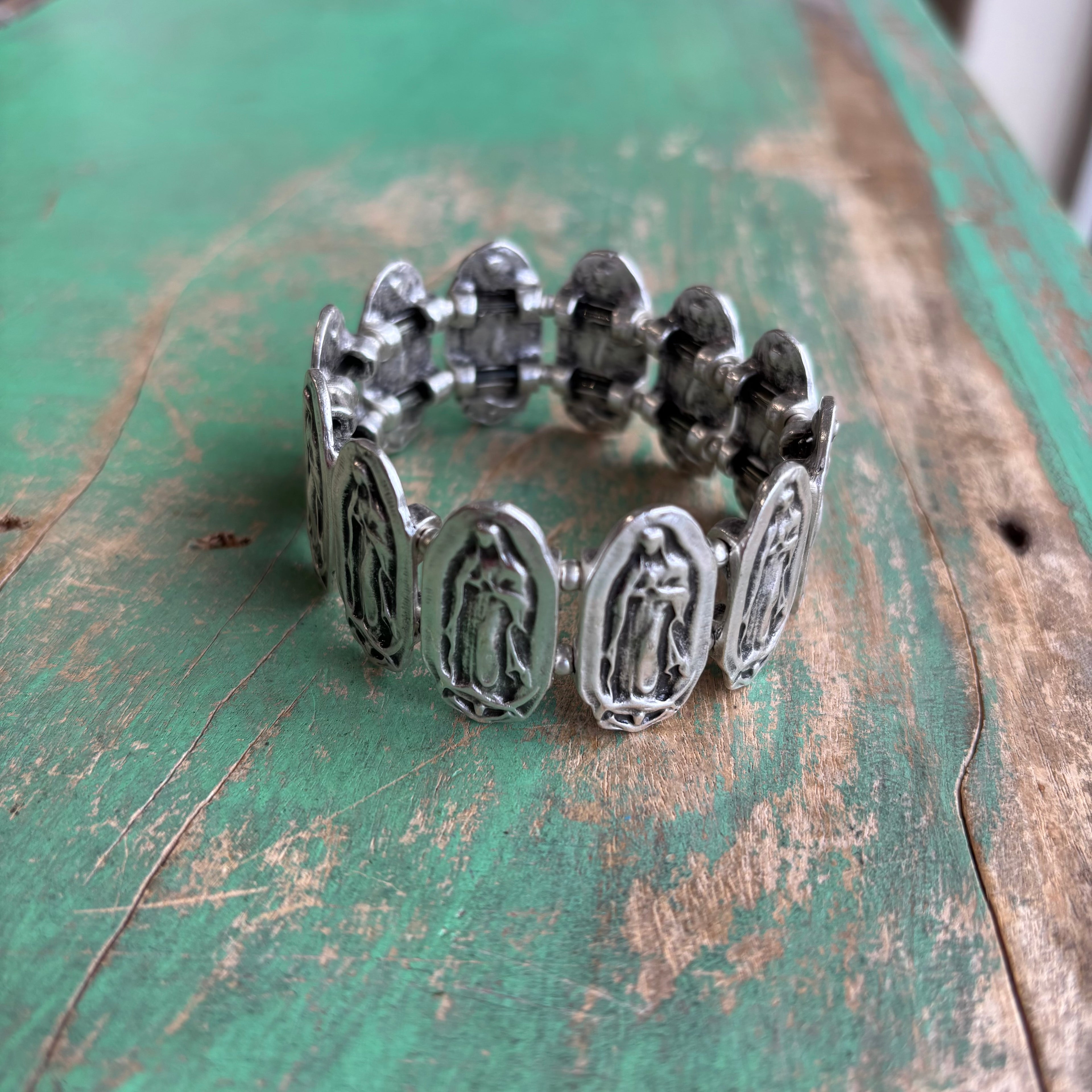 Our Lady of Guadalupe Stretch Turkish Bracelet