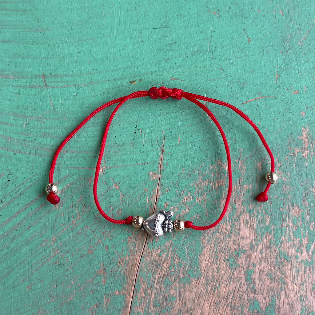 Sacred Heart Red String Bracelet