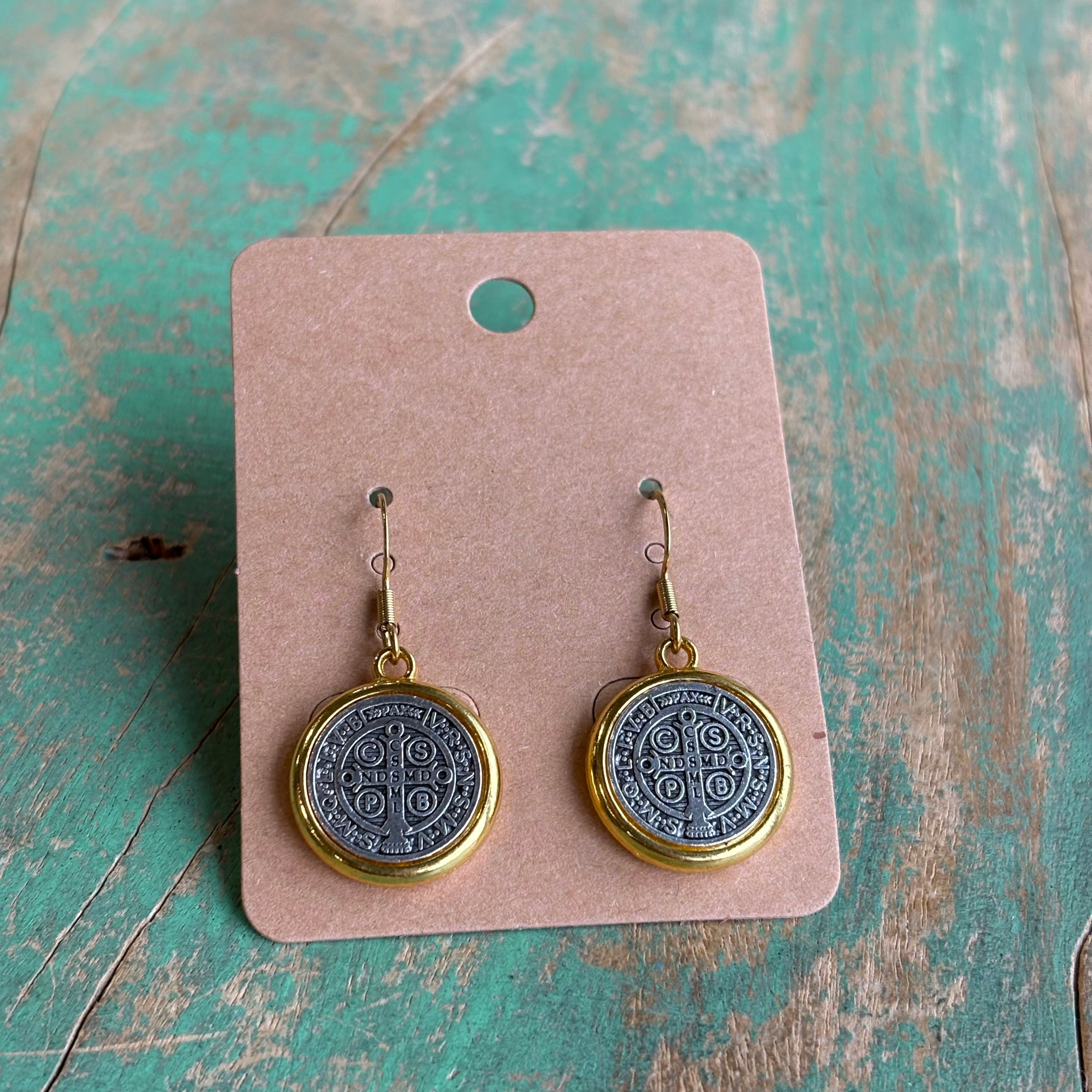Black Glass Beaded Saint Bracelet or Earrings