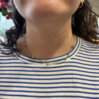 Floating Hearts Hold Stainless Steel Necklace