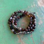 Men's St Benedict Rosary Wrap Bracelet