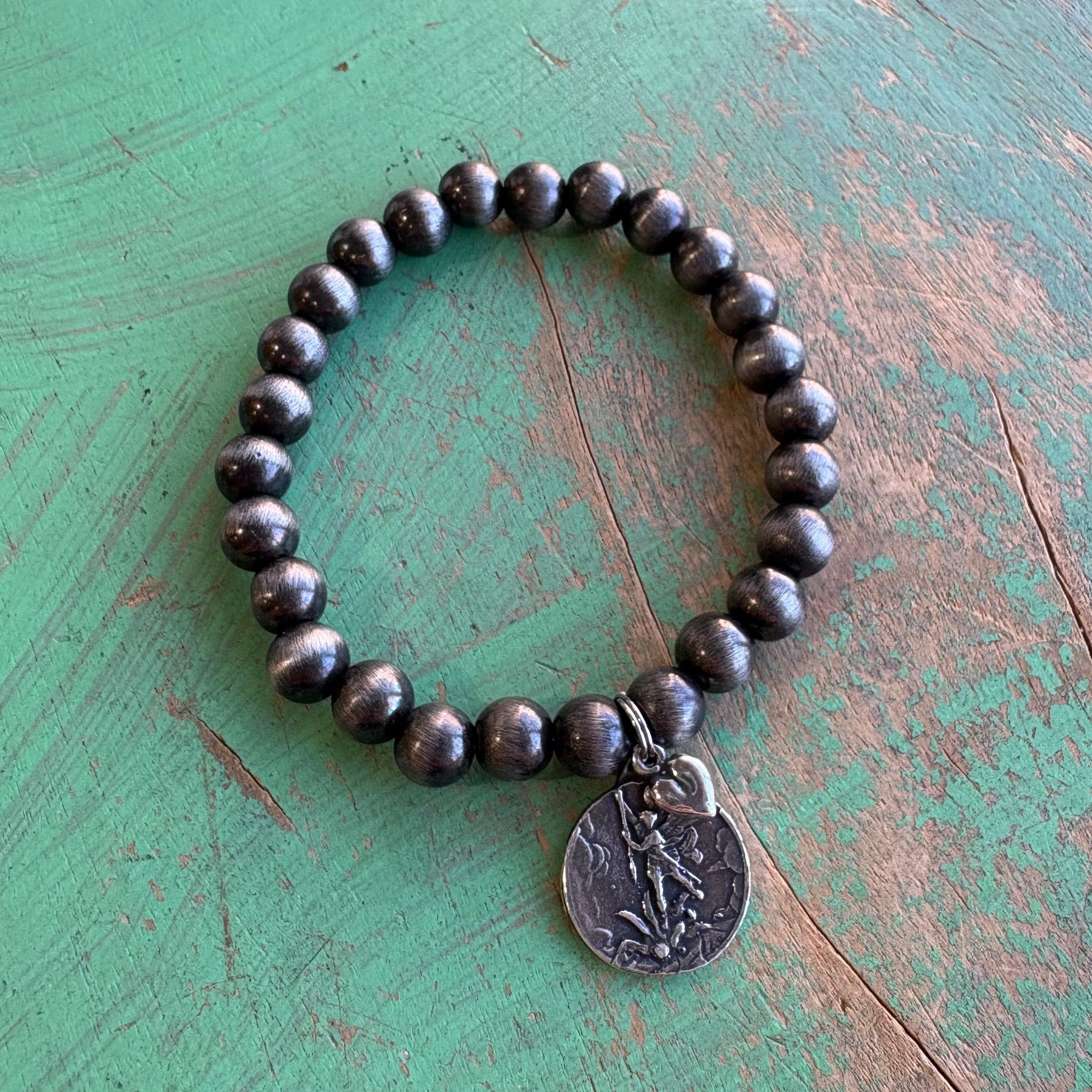Inspired Navajo St Michael Bracelet