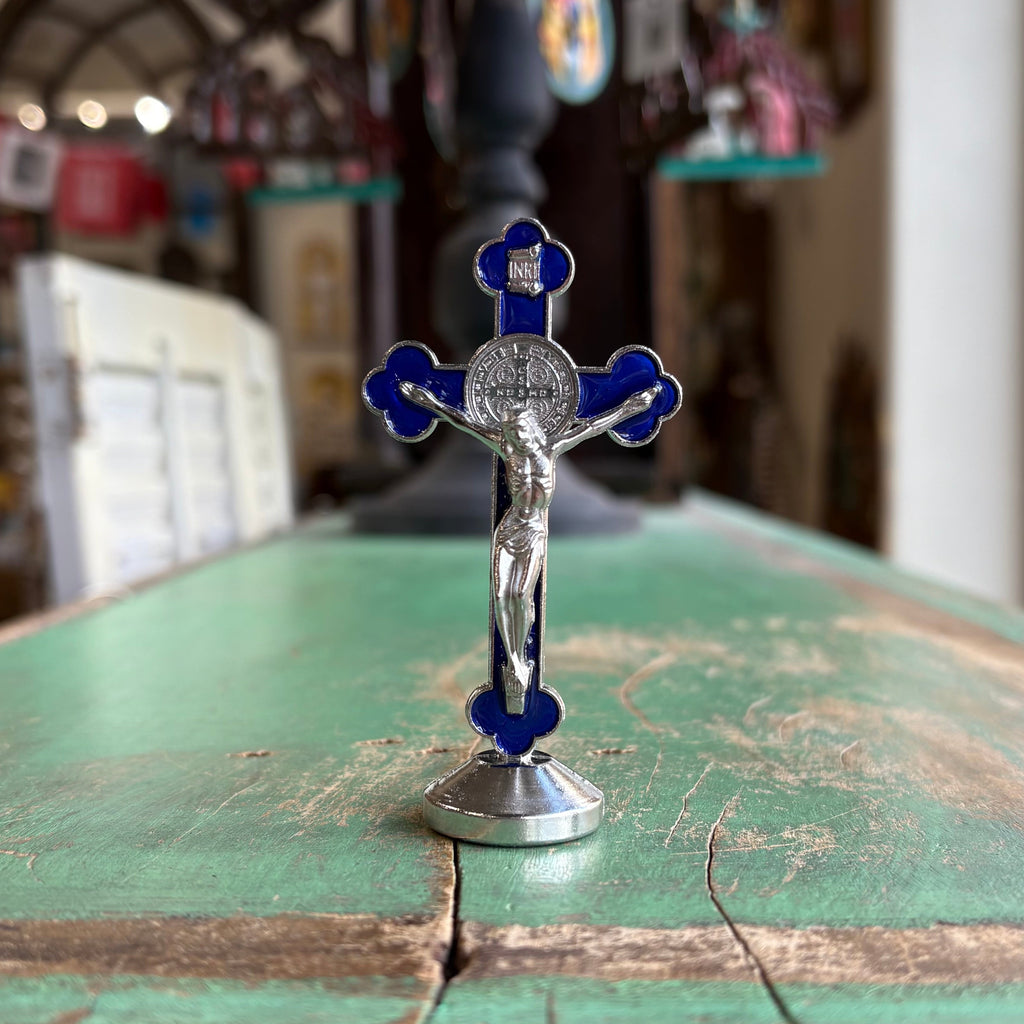 Standing St Benedict Crucifix