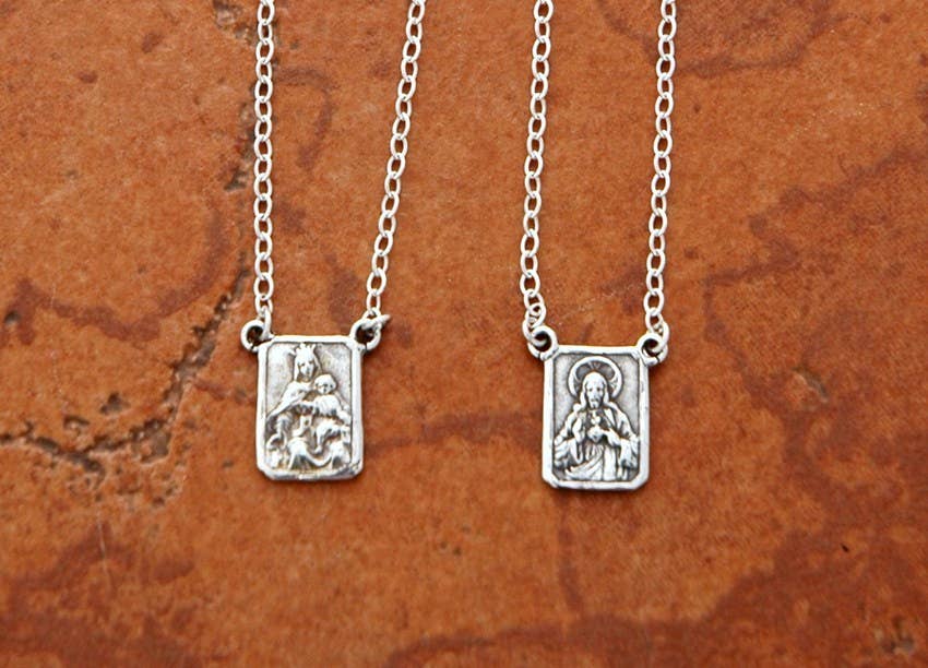 Sterling Silver Scapulars
