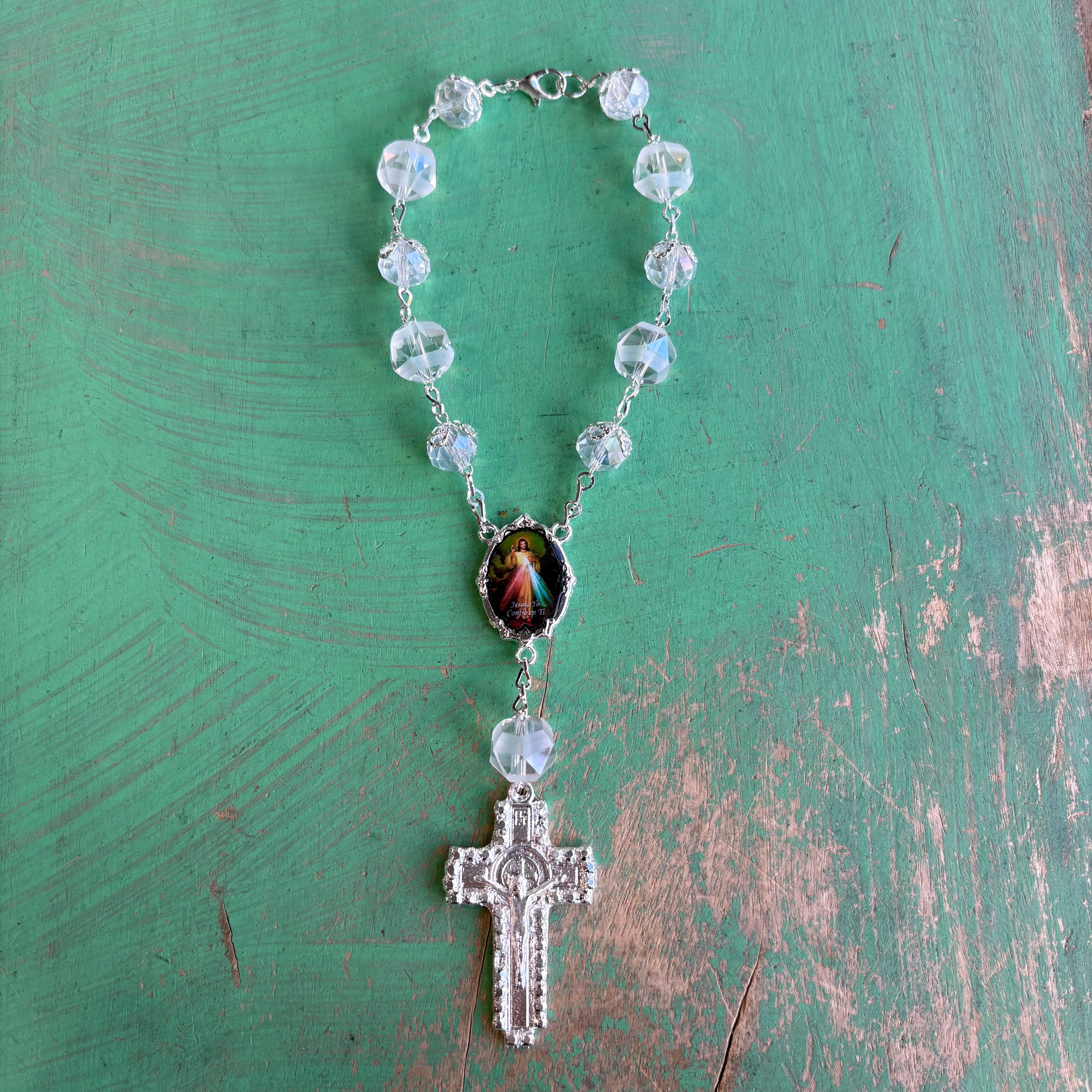 Crystal Car Decade Rosary