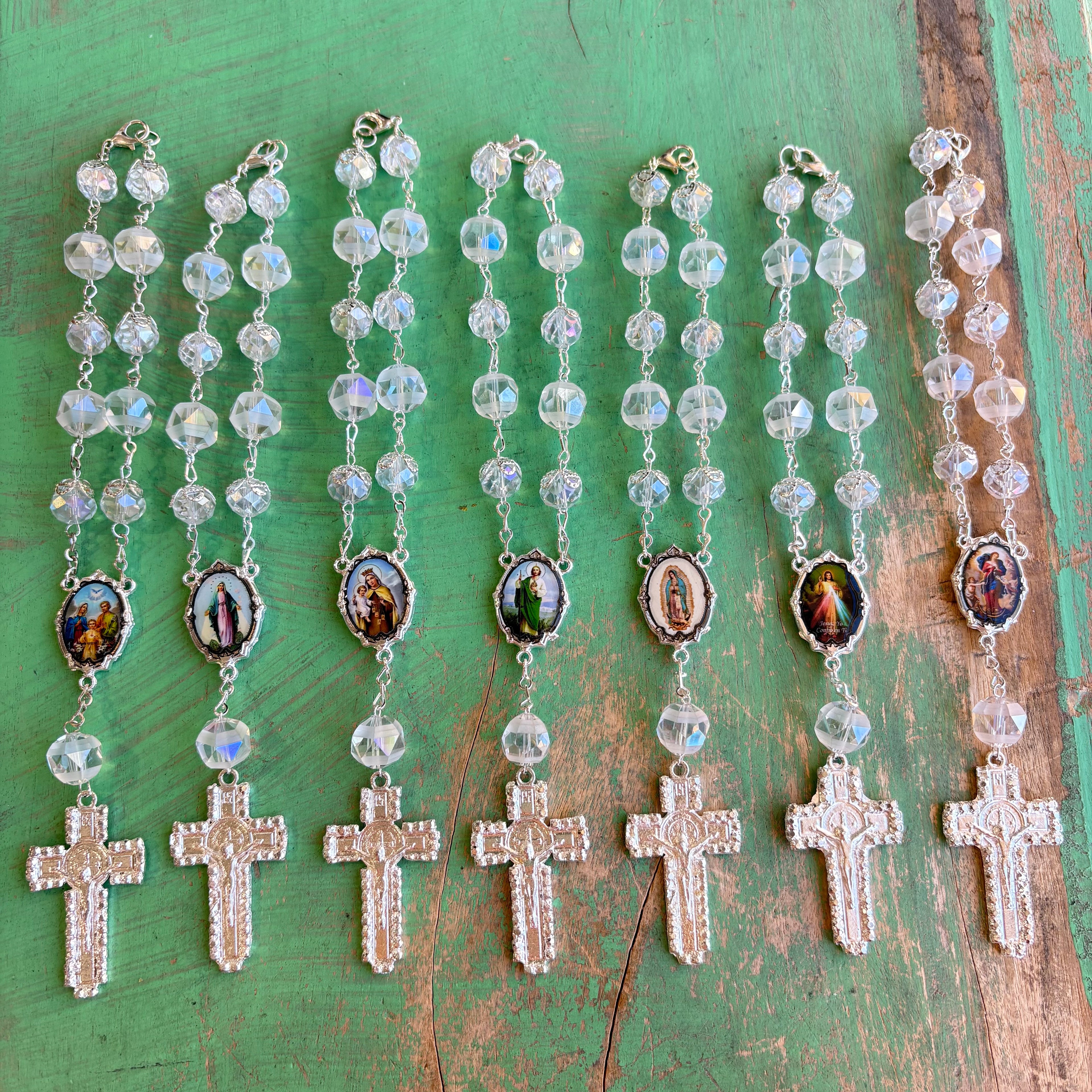 Crystal Car Decade Rosary