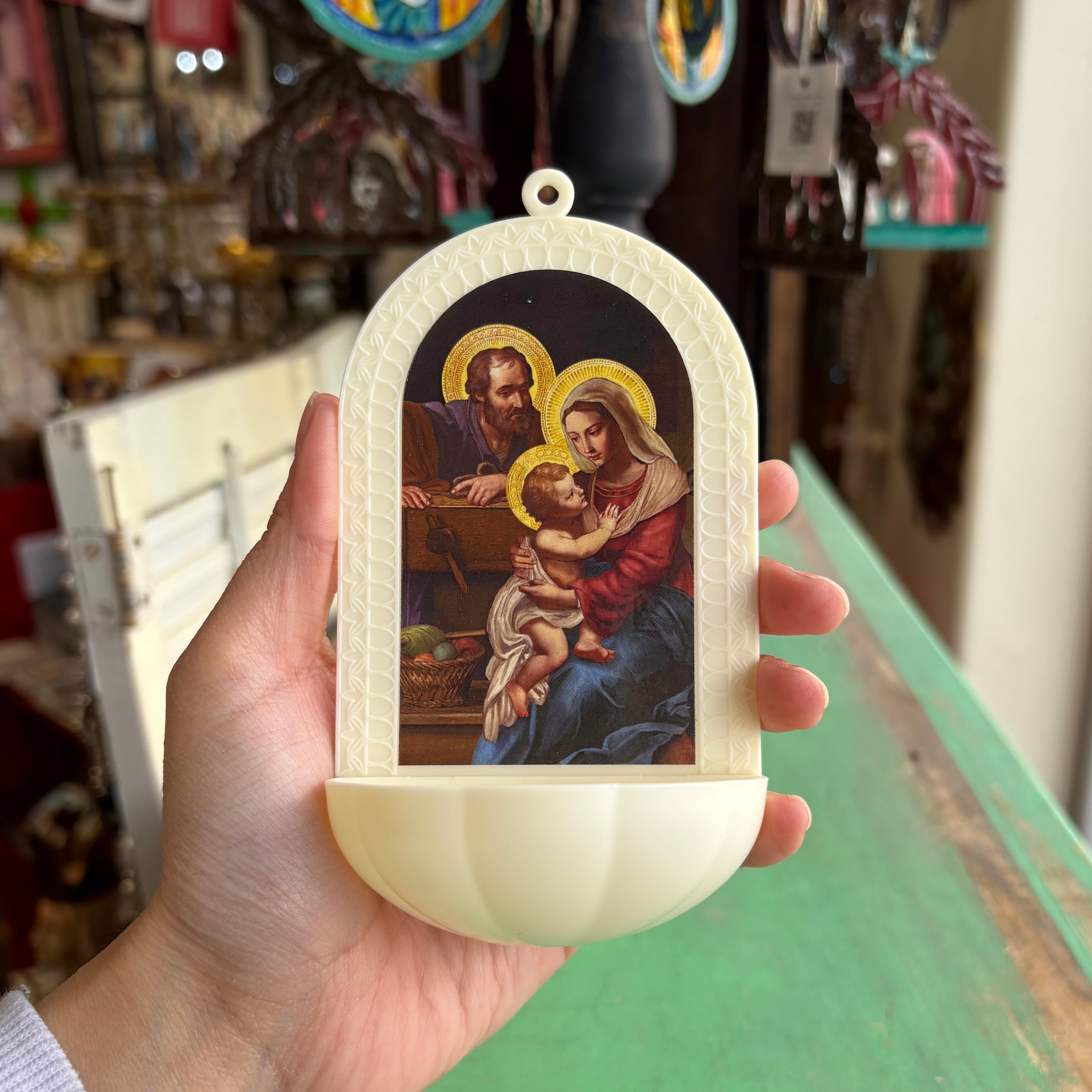 Holy Family Holy Water Font