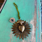 Sacred Heart Sun Rays 5" Ornament