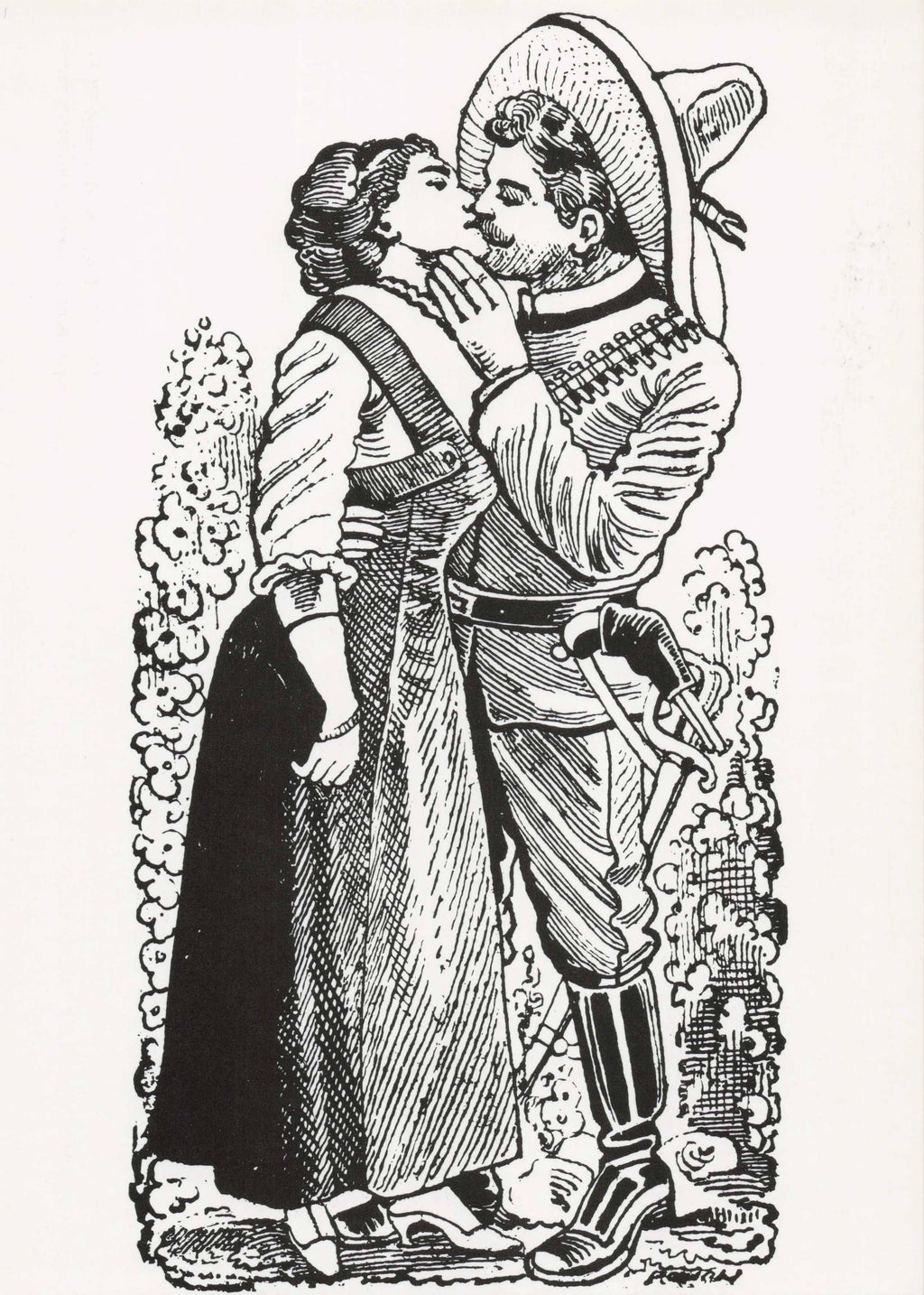 Besos Postcard