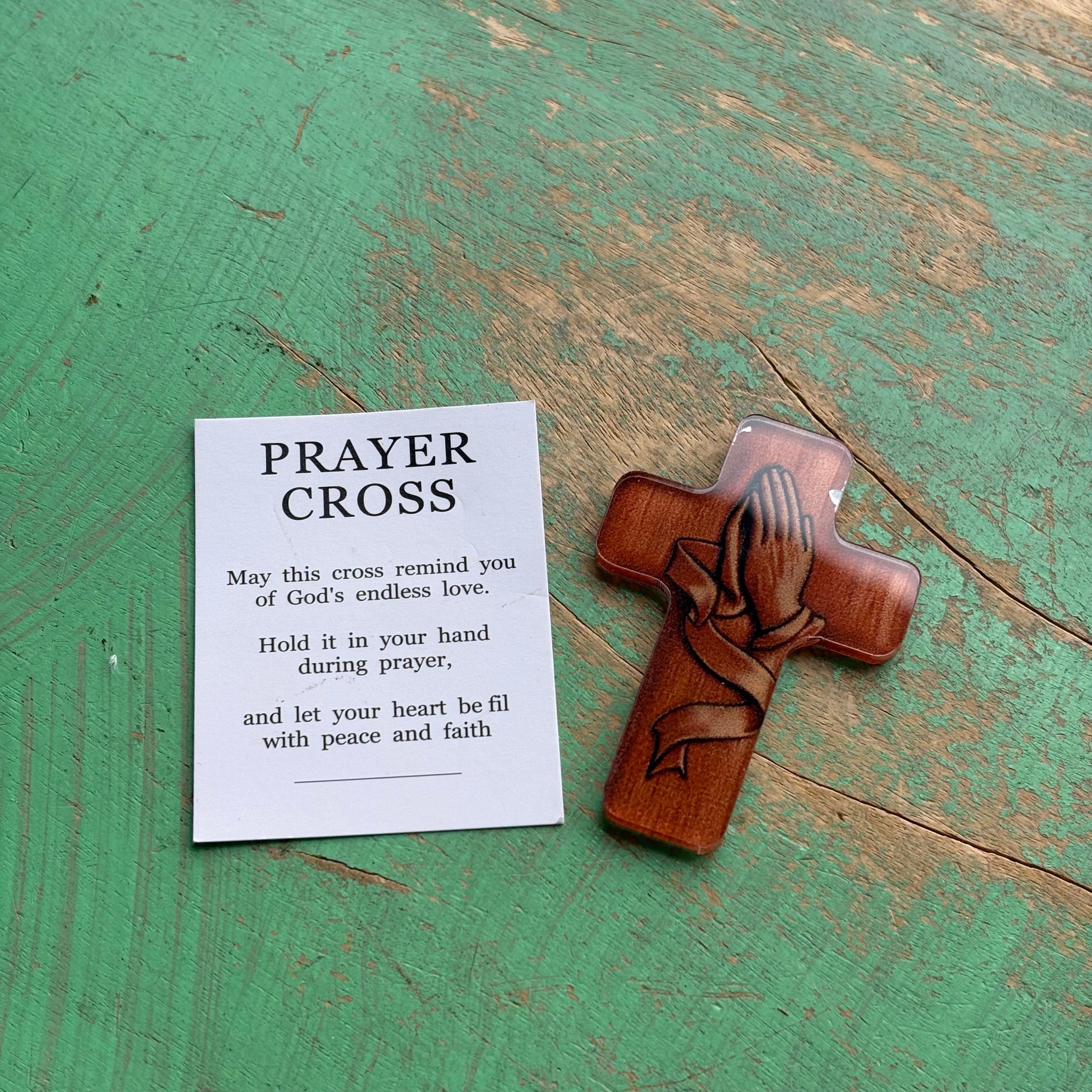 Prayer Cross - Pocket Sized Symbol of Faith