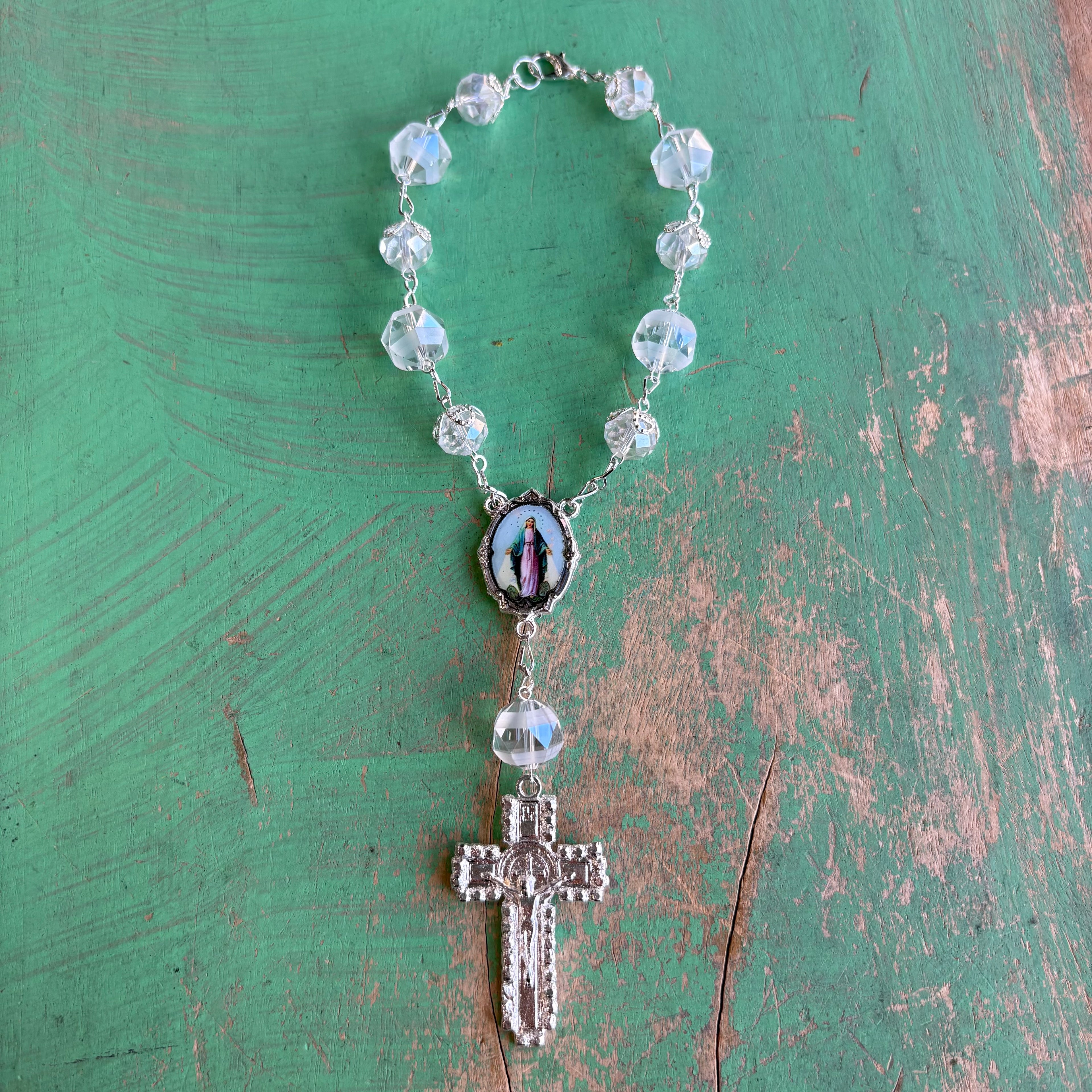 Crystal Car Decade Rosary