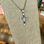 Medium Cross Stainless Steel Necklace