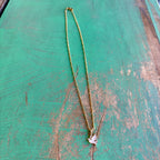 Figaro Chain with Mother of Pearl Holy Spirit Necklace or Earrings