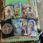 Large Rosary Pouches of Saints