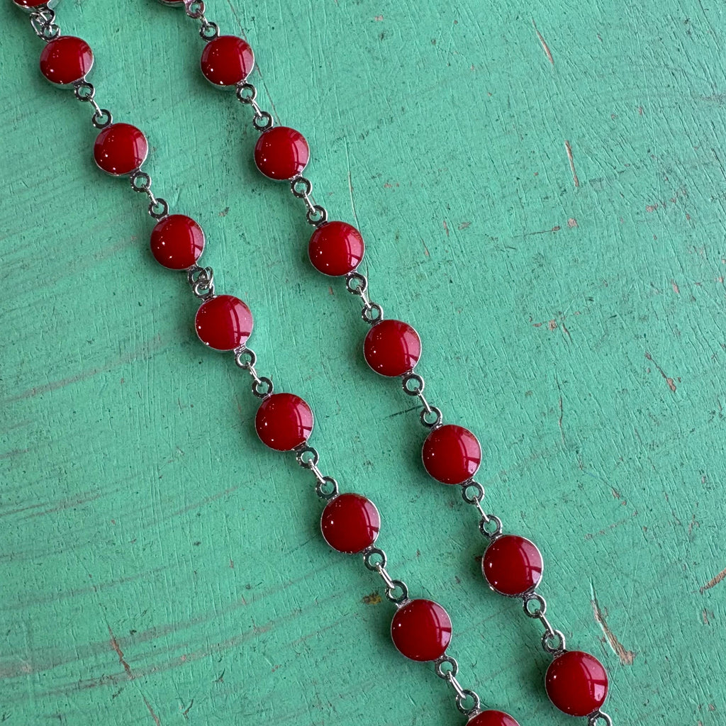 Red Virgencita Blessing