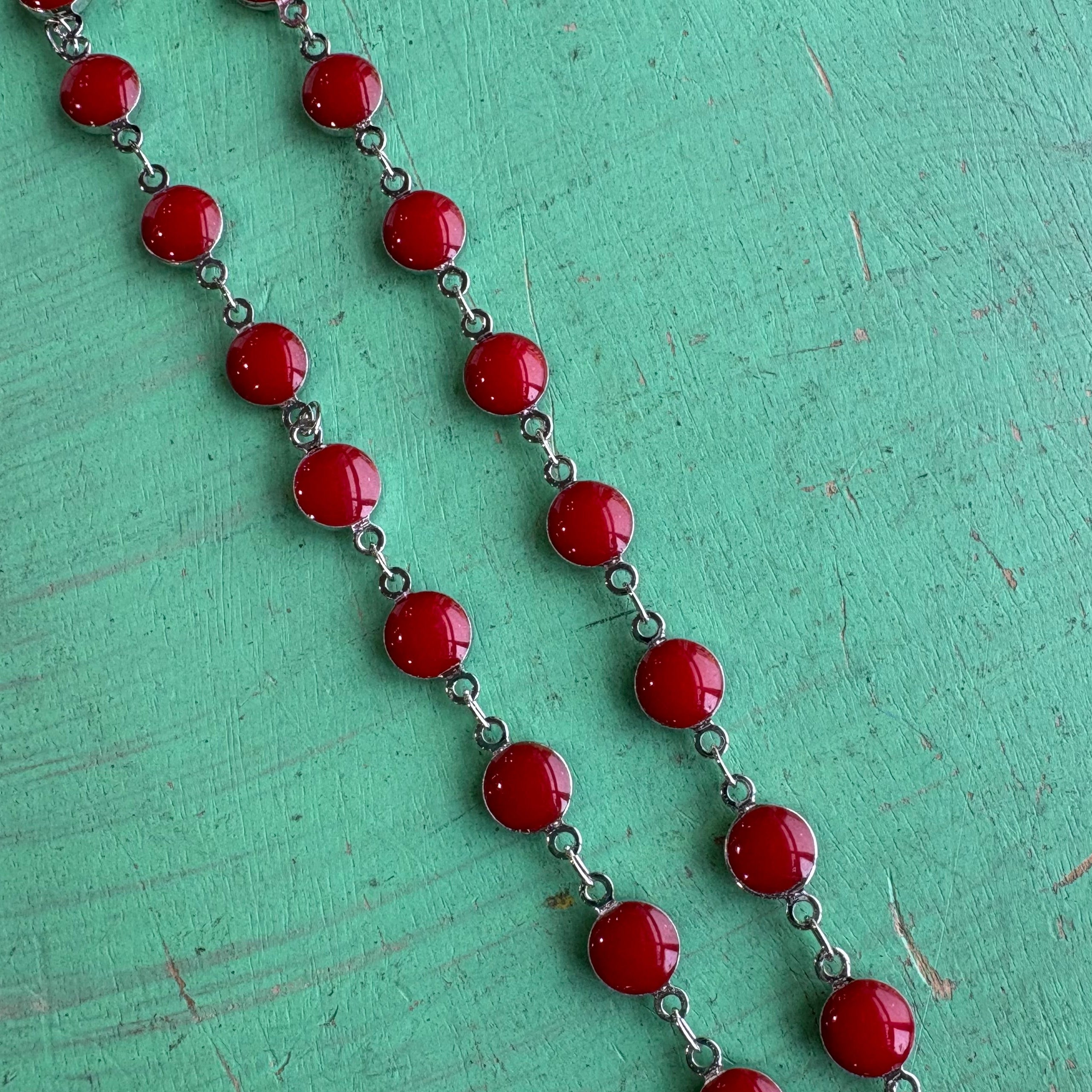 Red Virgencita Blessing