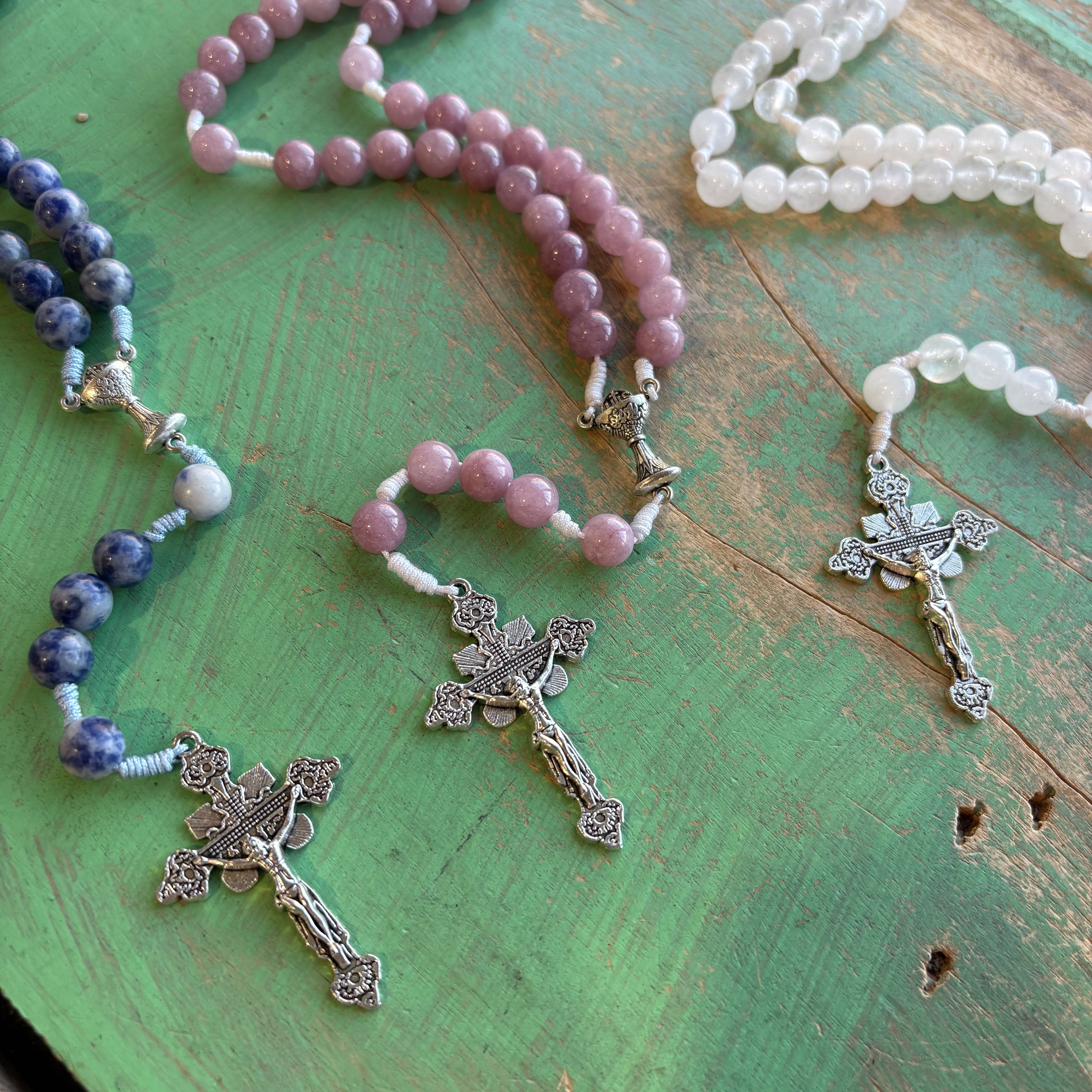 Natural Stone Holy Eucharist Rosary
