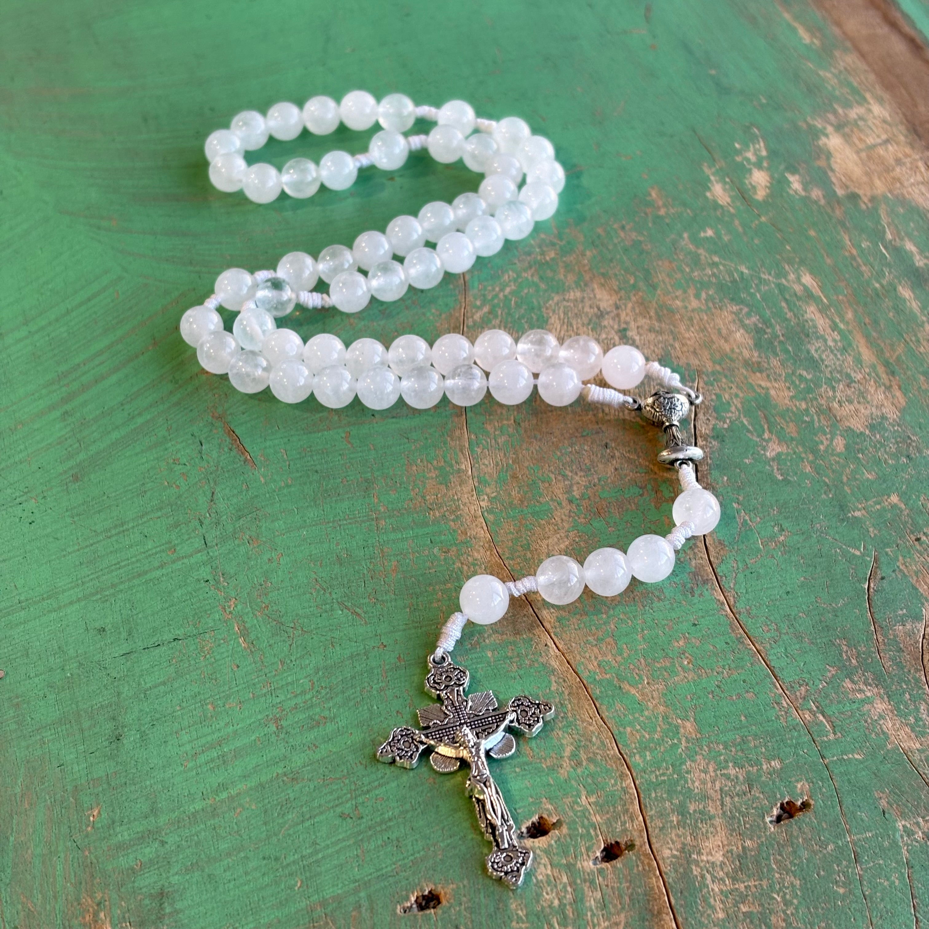 Natural Stone Holy Eucharist Rosary