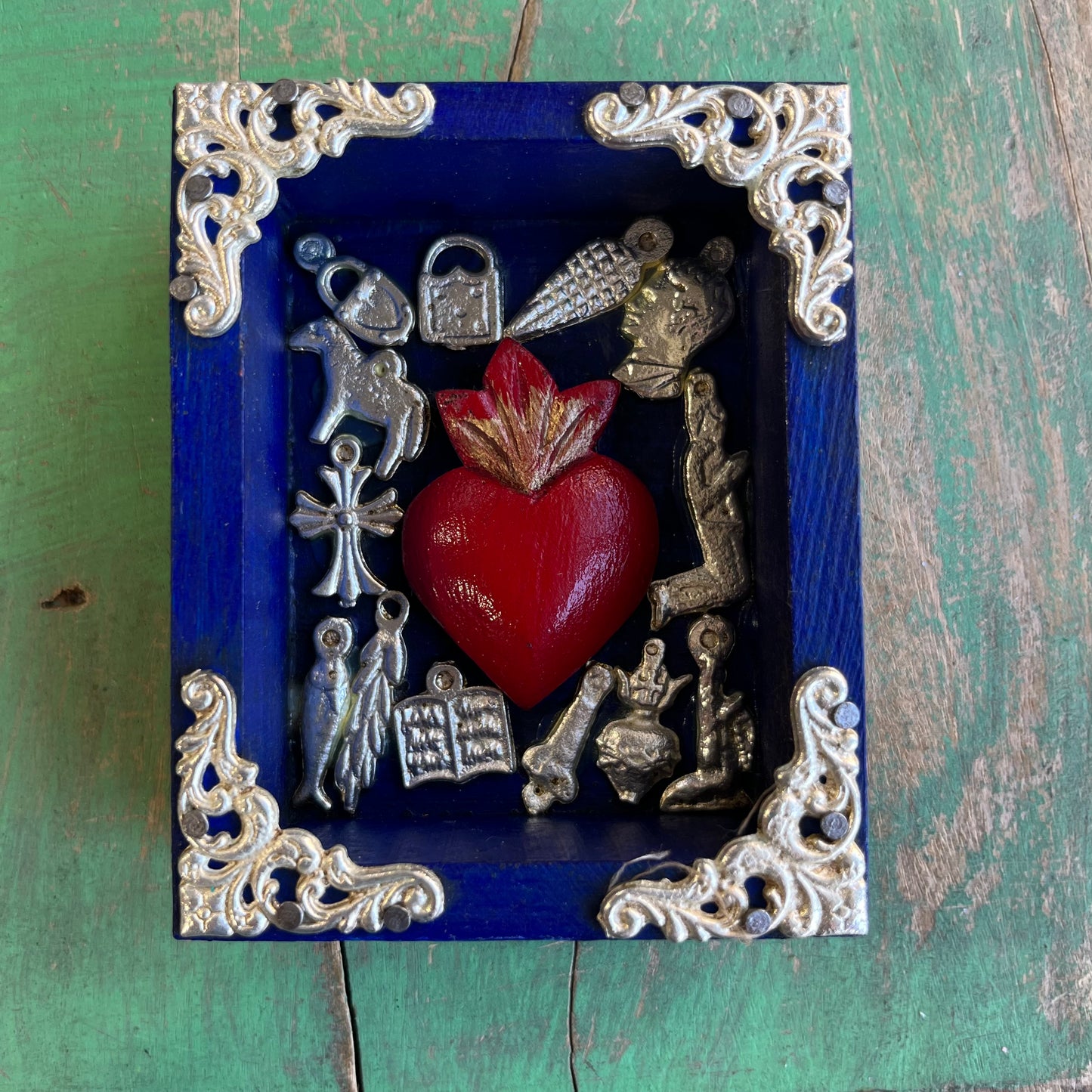 Milagros Heart Small Shadow Box