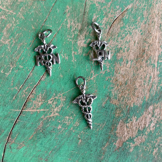 Medical Charms Sterling Silver