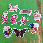 Breast Cancer Awareness Faith Stickers