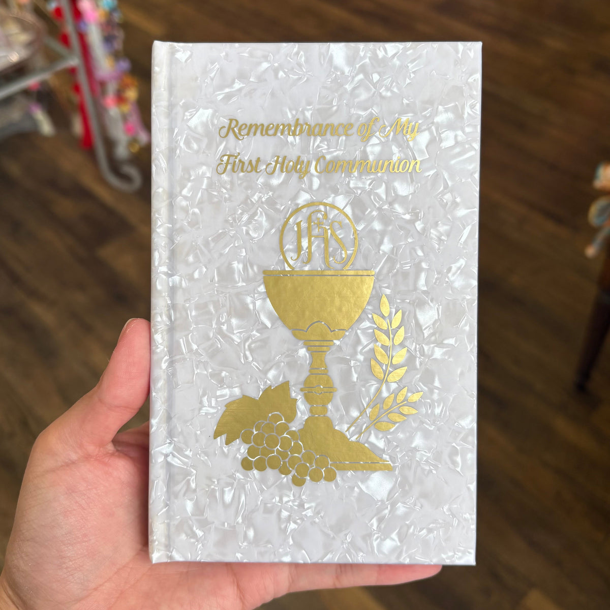 Remembrance of My First Holy Communion Keepsake Book