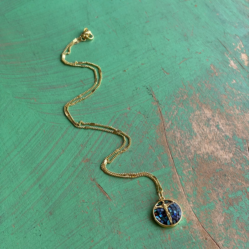 Mosaic Crucifix Bracelet, Earrings or Necklace