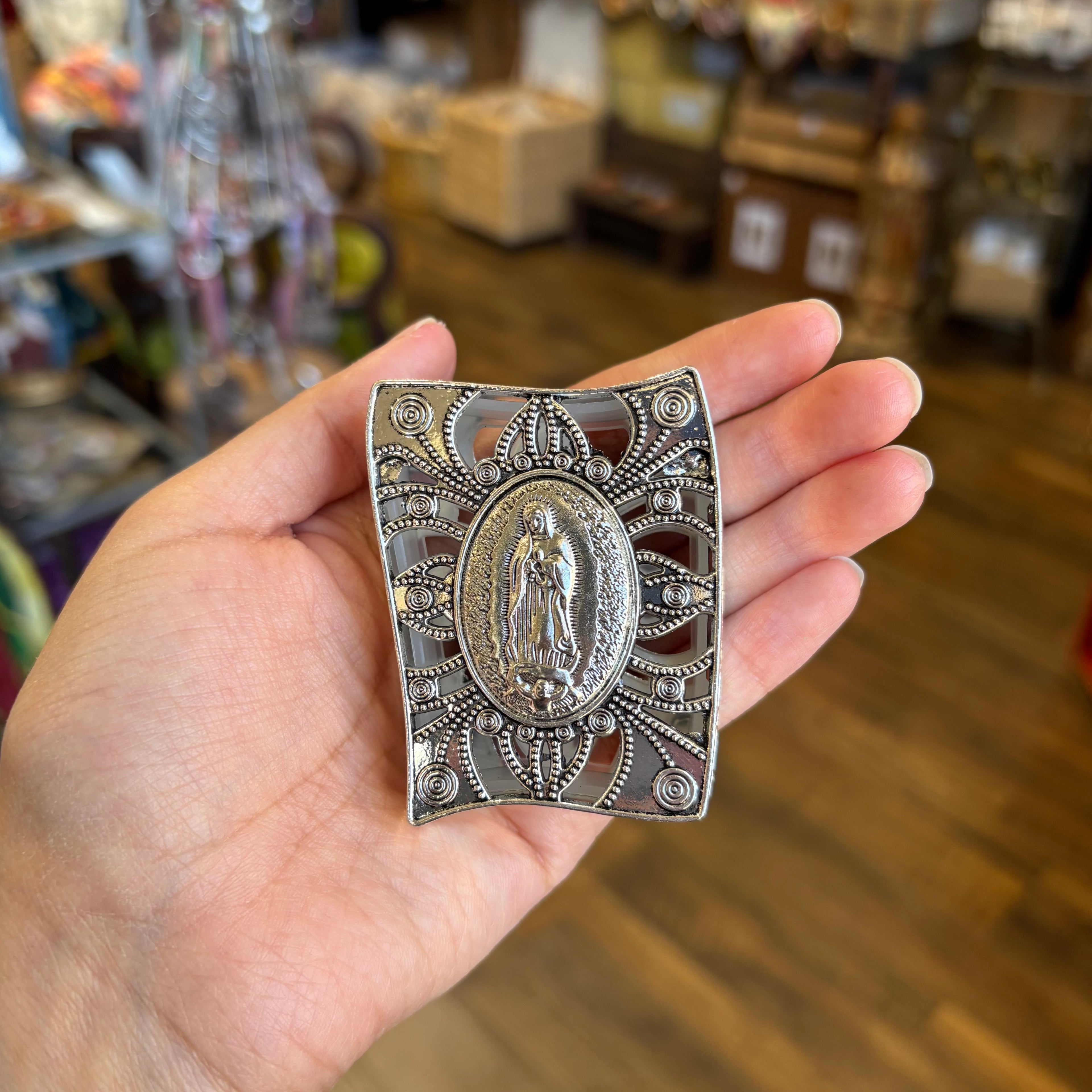 Rosary Or Keepsake Box With Image Of Our Lady