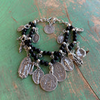 Saint Charm Beaded Bracelet